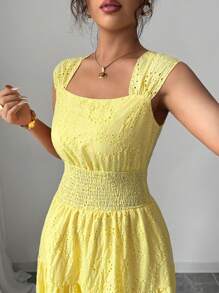 Elenzga A Summer Dress That Exudes An Elegant And Vacation-Like Charm And Makes One Look Slimmer