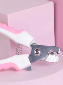 Blue Steel Pet Nail Clipper For Small Dogs Cats Non Slip Grip Precision Trimmer Quiet Professional Grooming Tool Corrosion Resistant Manual Claw Cutter Home Use