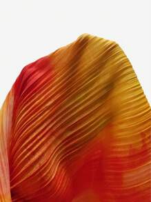 Soleia 扎染花卉印花 V 领露背连体裤，带腰部抽绳，女式，度假风格 - 彩色 - 查看 3