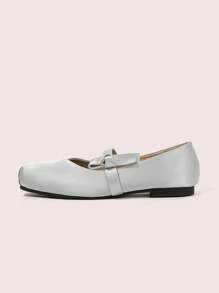 CUCCOO DOLLMOD Giày bệt màu xám thời trang dành cho nữ - Xám - Xem 6