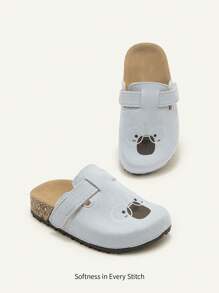 Cozy Pixies 百搭女童/婴儿休闲可爱考拉动物印花轻便凉鞋，适合春夏穿着