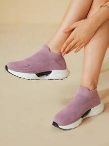 CUCCOO BASICS Women's Fashion Slip-On Lightweight & Breathable Athletic Sneakers