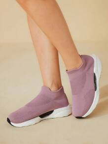 CUCCOO BASICS Women's Fashion Slip-On Lightweight & Breathable Athletic Sneakers