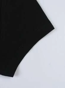 GlowEve Femmes décontracté Couleur Unie Col Rond Manches Courtes T-Shirt, Été