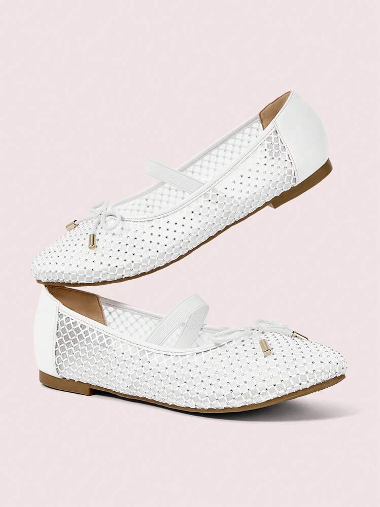 CUCCOO DOLLMOD Women's Mesh Casual Comfortable Breathable Fashion Versatile Flats - White - View 9