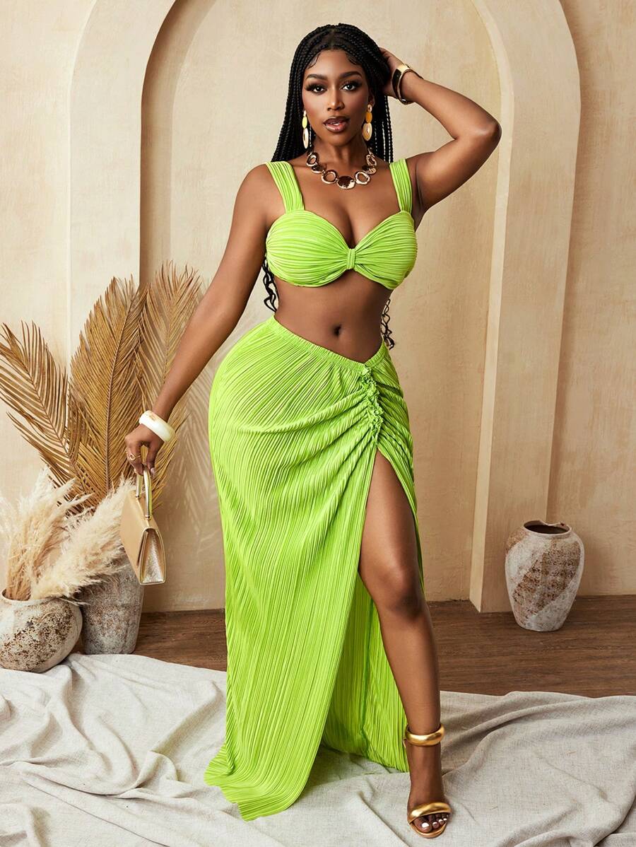 BamGleam 女士日常两件套服装