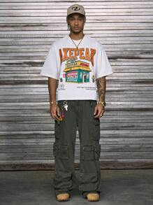 SWAVVY 女款正面标语印花短袖T恤 - 白色 - 查看 3