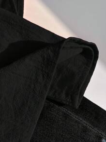 Comfortcana Plus Size Summer Casual Solid Color Front Tie Short Sleeve Shirt Crop Blouse Tie Up Top