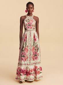 Travachic 女式露肩梭织印花连衣裙 - 彩色 - 查看 2