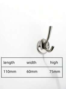 Cirelle 1 Stück Zinklegierung Metall Kleiderhaken, einzelner Schwerlast Wand- oder Türhänger zum Aufhängen von Mänteln, Hüten, Taschen, antike Goldoptik, platzsparend, geeignet für Eingangsbereich, Badezimmer, Schlafzimmer, Schrank-Organisation, Heim- und Bürodekoration, einfache Installation, Heimwerkerbedarf