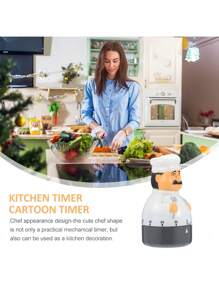 Cirelle 1Pc 60 Minute Countdown Cooking Timer ( Mechanical Alarm Clock )| Kitchen,Dining,Cooking,Restaurant