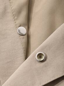 Livesso Women's Summer Sleeveless Loose Fit Pocket Decor Regular Jacket Vest Women Coats