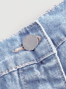 SHEIN Tall CURVE Plus Size Women Button Front Asymmetric Hem Denim Mini Skort Denim Mini Skirt Light Blue Denim Skirt Jean Skirt Denim Skort Y2k Denim Skirt