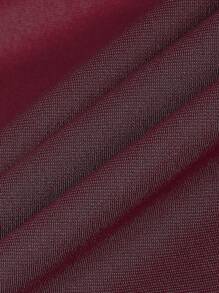SHEIN Tween Boy Casual Everyday Street Short Sleeve Letter Printed 2-In-1 T-Shirt, Summer - Burgundy - View 7