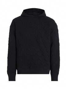 Calvin Klein L/S HOODIE - 黑色 - 查看 6