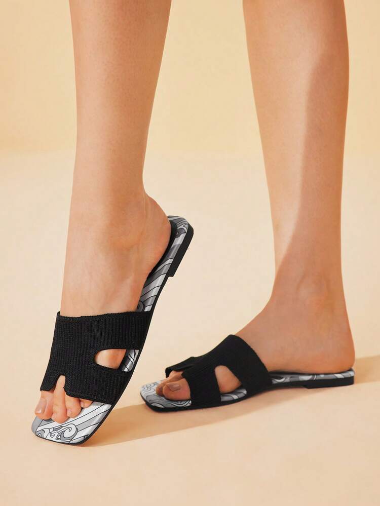 CUCCOO BASICS Sandales carrées mode décontractée confortable à enfiler pour le trajets quotidiens et le bureau pour femmes