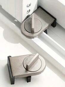 铝合金推拉门窗锁 - 加强防盗，防夹防坠，适用于居家安防