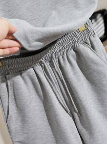 INAWLY Bộ 3 áo thun thể thao thường ngày mùa hè cho nữ và quần short, đa năng - Nhiều màu - Xem 5