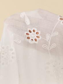 Almamuse Vestido de slip largo de mujer elegante con bordados y patchwork