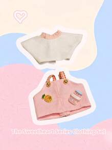 Conjunto de ropa universal para muñecos de peluche de estilo dulce de 17 cm de la Generación 1 y 2 - Accesorios de disfraz - Cariño AD - Ver 2