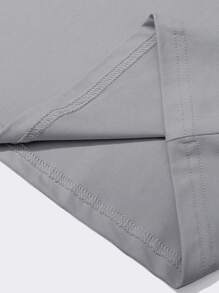 Manfinity Homme Men's Summer Casual Minimalist Mountain Print Short Sleeve T-Shirt