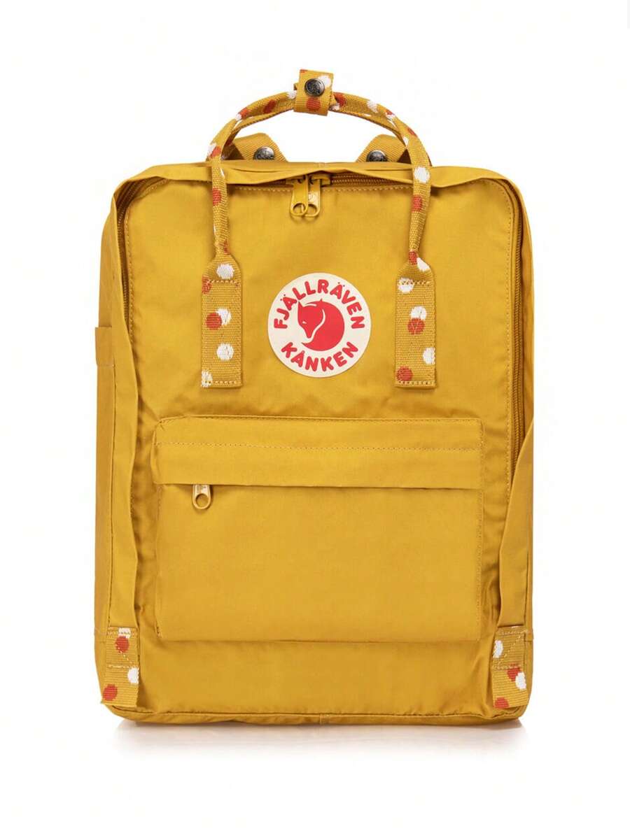 Fjallraven Kanken 16" Backpack Ochre-Confetti Pattern Unisex F23510-160-916, School Backpack - Ochre - View 1