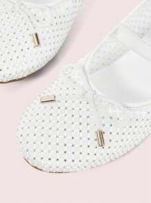 CUCCOO DOLLMOD Women's Mesh Casual Comfortable Breathable Fashion Versatile Flats - White - View 7
