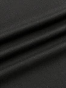 Manfinity Dauomo Plus Size Men Summer Casual Heart Embroidered T-Shirt - Black - View 3