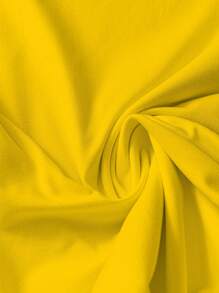 SHEIN LUNE Plus Size Camisole And Tank Top, Fashionable For Summer - Yellow - View 3