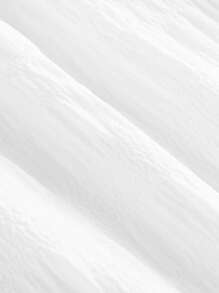 SHEIN EZwear Váy bánh thêu hình bướm ba chiều nhiều lớp cho kỳ nghỉ thường ngày của phụ nữ, phù hợp cho kỳ nghỉ mùa hè và mùa xuân - trắng - Xem 3
