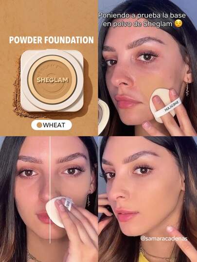 SHEGLAM Skin-Focus 高遮瑕粉底液-小麥色 36 色控油無毛孔完美全遮瑕輕盈粉餅柔和啞光更順滑定妝粉面部彩妝促銷粉底液 品牌 美容 化妝 化妝品 適合女性與女孩 完美搭配冬季春季 Y2K 時尚 流行 生日禮物 假期 派對準備就緒 最佳顏色