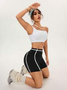 Easithlete Damen Lässig vielseitige Lauf- und Trainings-Shorts