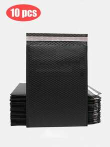 10个哑光共挤气泡信封袋，加厚防水防震服装快递包装泡沫袋，快递气泡信封袋，气泡缓冲袋，快递包装袋，泡沫信封，礼品包装袋，气泡信封袋 - 黑色 - 查看 1