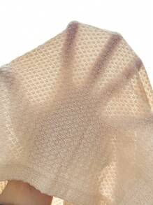 Manfinity VCAY Men Casual Solid Waffle Knit Tee For Summer