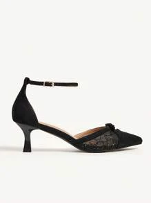 CUCCOO BIZCHIC 女士可调节扣尖头时尚高跟鞋