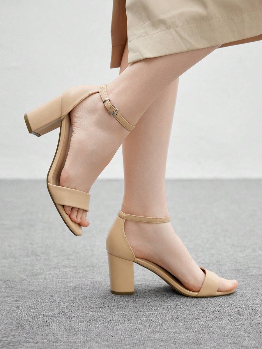 CUCCOO BIZCHIC Giày sandal đế xuồng mũi tròn thời trang thoải mái cho nữ đế dày đa năng - Màu be - Xem 1