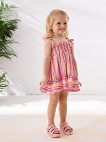 Cozy Pixies 1 par de sandalias planas casuales con cierre de para niñas pequeñas, de estilo princesa, suave suela, fashionables y versátiles, para verano