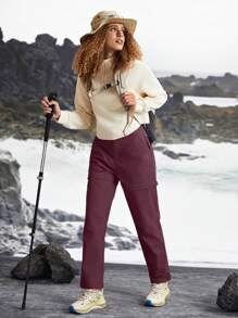 In My Nature 女式秋季可拆卸两段式户外露营徒步城市通勤裤、户外速干徒步裤、可转换拉链式徒步裤