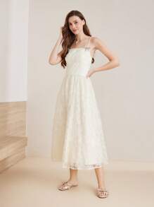 MOTF WOMEN'S FASHION CASUAL WOVEN EMBOSSED MULE SLIP-ON FLAT SANDALS FOR CHRISTMAS - Gold - View 9