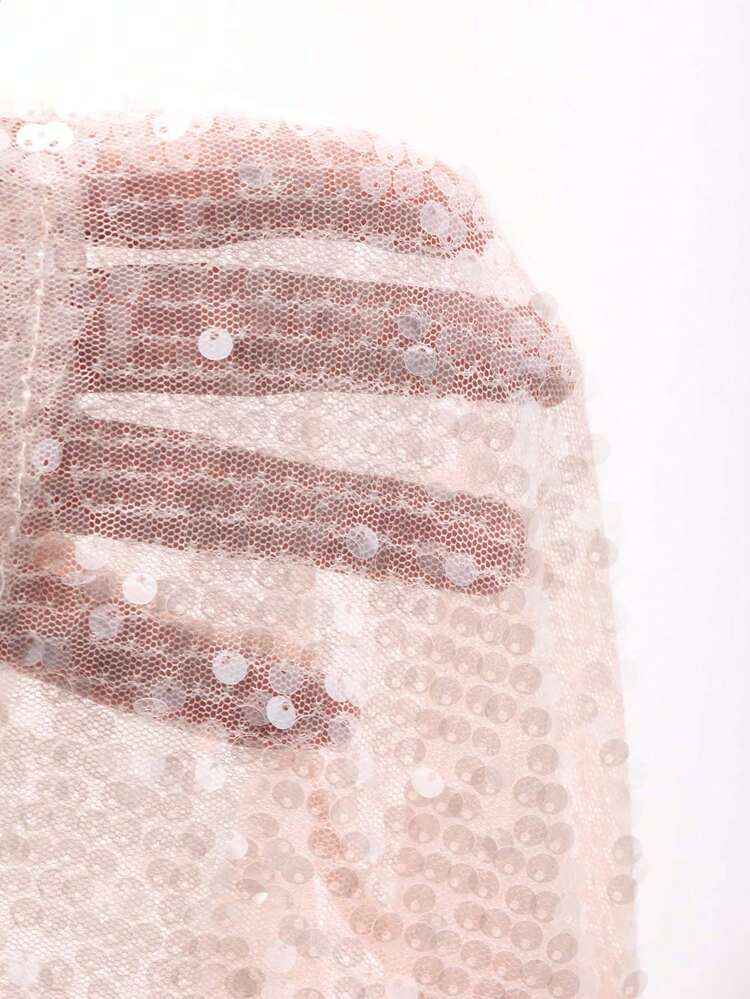 Women's Fashion Sequin Ruffle Tie Strap Camisole Summer Y2k Sexy Women Tops Festival New Years Glitter Top Carnival Going Out Top Easter