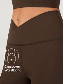 GLOWMODE 4.3" FeatherFit™ Crossover Cutie Biker Shorts Low Impact Cycling Running Gym Workout Summer