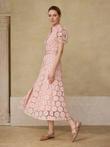 MOTF PREMIUM 女士时尚个性化多带露跟平底鞋，适合万圣节 - 杏色 - 查看 5