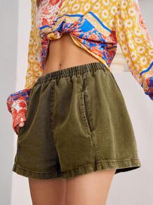 Bohemela Casual Mid-Waist Loose Women's Shorts