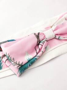 Irokai 1 件女式日式印花传统和服/浴衣 - 粉色 - 查看 4