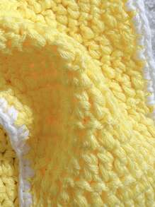 Swim Mod 女士度假海滩柠檬针织罩衫