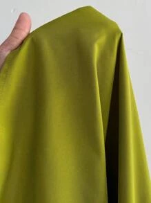 Maweii 大码女式长袖性感V领金属纽扣条纹拼接喇叭下摆休闲/工作连衣裙，秋冬 - 彩色 - 查看 6