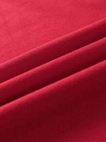 SHEIN LUNE 大码女款米兰意大利标语字母印花T恤短袖休闲上衣图案T恤女式上衣