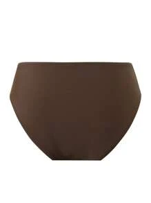 Swim Vcay Bikini Sexy Màu Trơn Cho Nữ - Cà phê nâu - Xem 2
