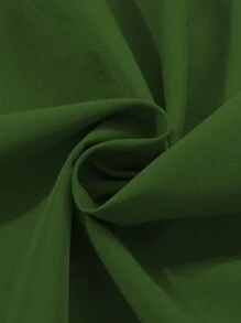 Manfinity Hypemode Men's Casual Solid Color Short Sleeve Shirt For Summer - Green - View 5