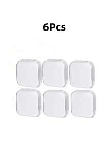 门挡墙面保护器，6 件硅胶门把手墙面保护器，带强力自粘背衬，升级加厚可重复使用门保险杠 - 非常适合墙面保护和降噪，生日毕业的最佳礼物 - 彩色 - 查看 9